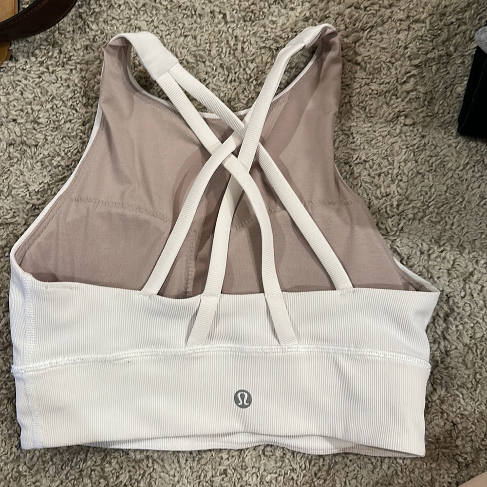 lululemon Energy High-Neck Longline Ribbed Bra - Picture 2 of 4